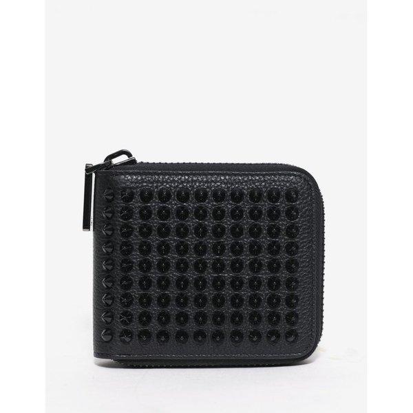 クリスチャン ルブタン Christian Louboutin メンズ 財布 Panettone Square Leather Spikes Wallet Black :cb2-ff9fe895e3:フェルマート fermart シューズ - 通販ショッピング