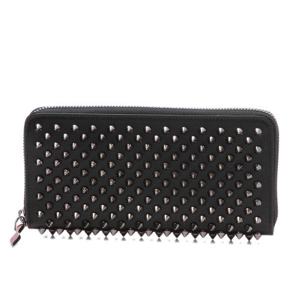 Christian Louboutin　クリスチャン ルブタン ラウンドファスナー長財布 PANETTONE SPIKES　パネトーン スパイクス 1175099 B078 :22628:インポートショップドゥーブル - 通販ショッピング