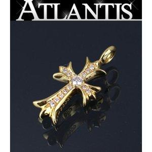 CHROME HEARTS 銀座店 クロムハーツ 22Ｋ タイニーファットクロス パヴェダイヤ チャーム ネックレス トップ :075107:atlantis - 通販ショッピング