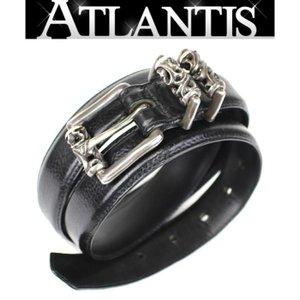 CHROME HEARTS 銀座 クロムハーツ 3PC ローラー ベルト 1インチ 34 黒 レザー シルバー 925 :074751:atlantis - 通販ショッピング