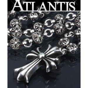 CHROME HEARTS 銀座 クロムハーツ スモールクロス CH クロス ボール チェーン ネックレス 925 :072855:atlantis - 通販ショッピング