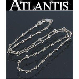 CHROME HEARTS 銀座 クロムハーツ ツイストチェーン ネックレス 16インチ 18K WG ホワイトゴールド :074364:atlantis - 通販ショッピング