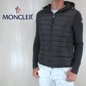 モンクレール MONCLER メンズ ニットコンビ ダウンジャケット ダウン ブルゾン / 9413000 94633 / 997 / グレー サイズ：S :key-20180811-035:madoricci - 通販ショッピング
