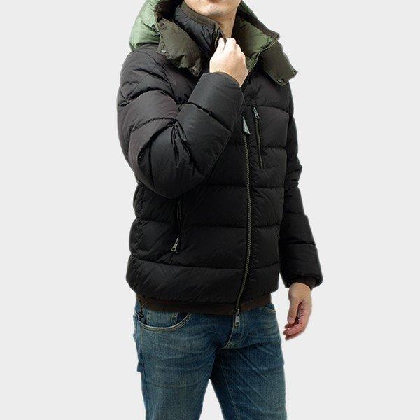 モンクレール MONCLER GRES フード付 ダウンジャケット ブラック×カーキ [メンズ] 4198585 64155 999 :281021040:ブランドジュエリー京都 - 通販ショッピング