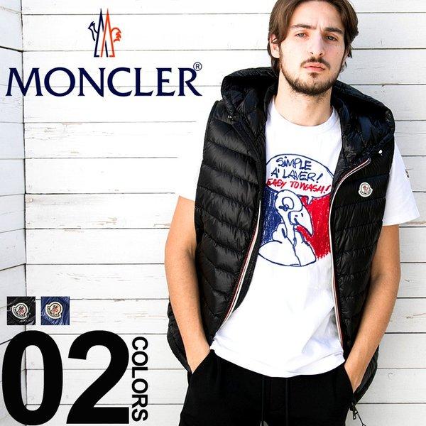 モンクレール MONCLER ライトダウンベスト パーカー ...