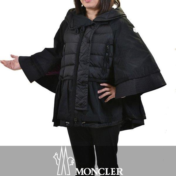 モンクレール MONCLER フレアーダウンコートCHANTAL ブラック 激安通販