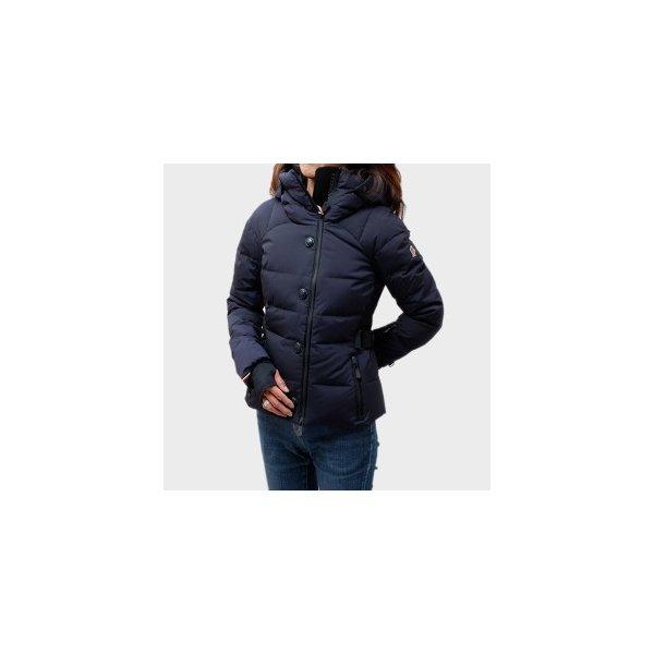 モンクレール MONCLER GRENOBLE グルノーブル GUYANE フード付 ダウンジャケット ダウンコート ネイビー [レディース]
