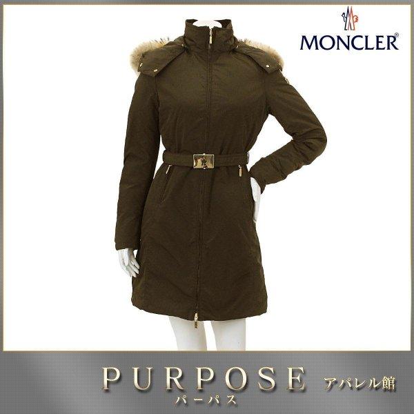 モンクレール MONCLER ダウンコート ポワチェ POITIERS ファー フード ベルト付き 中綿 フルジップ ブラウン サイズ 0 レディース :90020243:PURPOSEパーパス・ヤフー店 - 通販ショッピング