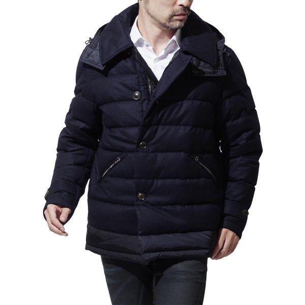 モンクレール MONCLER フード付き ダウンジャケット ブルー メンズ ダウン アウター 防寒着 防寒　アウトドア スキー 旅行 villeroy-4133880-54272-742 VILLEROY :villeroy-54272:モダンブルーYahoo!店 - 通販ショッピング