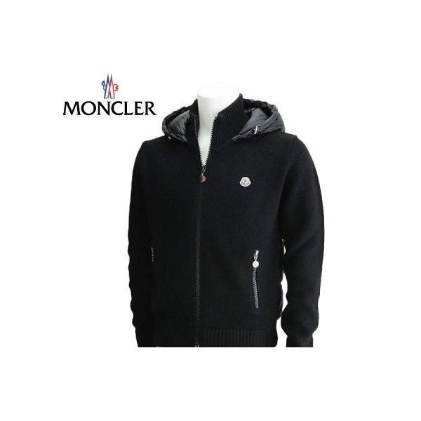 MONCLER モンクレールダウン＆ニットジップパーカ ブラ...