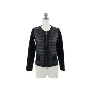 MONCLER モンクレール ダウンジャケット 2018年春夏新作 94722 00 91112 レディース 異素材 長袖 ブルゾン ノーカラー インナーダウン 999 BLACK ブラック XS-M :18ss94722999:インポートブランドサバティーニ - 通販ショッピング