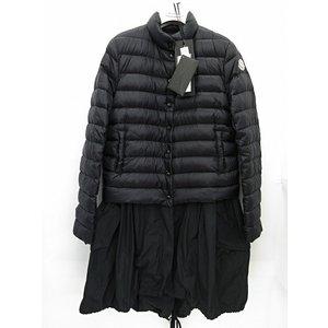 モンクレール MONCLER SATOMI サトミ レイヤード ダウンジャケット 黒 ブラック 0 ナイロン ダウン コート スカートレイヤード【中古】【ベクトル 古着】 :057-201806301597:ブランド古着販売のベクトル - 通販ショッピング