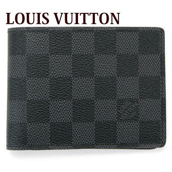 ルイヴィトン 新品 財布 二つ折り財布 メンズ ポルトフォイユ・ミュルティプル ダミエグラフィット N41623 ブランド :vuitton-206:バッグ 財布のプルミエール - 通販ショッピング