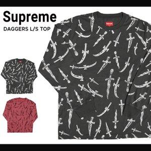 Supreme シュプリーム DAGGERS L/S TOP...