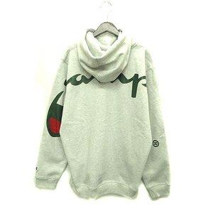未使用品 シュプリーム SUPREME チャンピオン パーカー 18SS Champion Hooded Sweatshirt L Ash Grey グレー ☆AA★ メンズ【中古】【ベクトル 古着】 :079-901806090002:ブランド古着販売のベクトル - 通販ショッピング