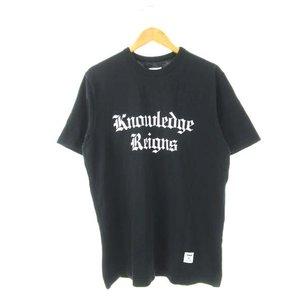 シュプリーム SUPREME 13ss Knowledge Reigns Tee Tシャツ プリント トップス 黒 ブラック ☆激安★ メンズ 通販