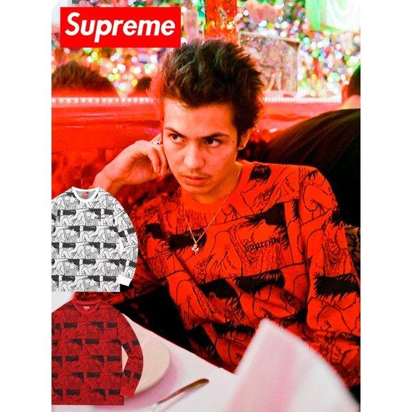 SUPREME  AKIRA ジャガードセーター