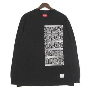 未使用品 シュプリーム SUPREME Tシャツ カットソー 国内正規 Stacked L/S Top 18SS WEEK2 新作 M 黒 ブラック メンズ【中古】【ベクトル 古着】 :003-901803100038:ブランド古着販売のベクトル - 通販ショッピング