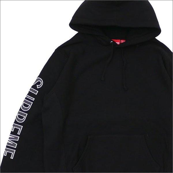 SUPREME(シュプリーム) Sleeve Embroidery Hooded Sweatshirt (スウェットパーカー) BLACK 211-000578-141+【新品】(SWT/HOODY) :18051603:クリフエッジ - 通販ショッピング