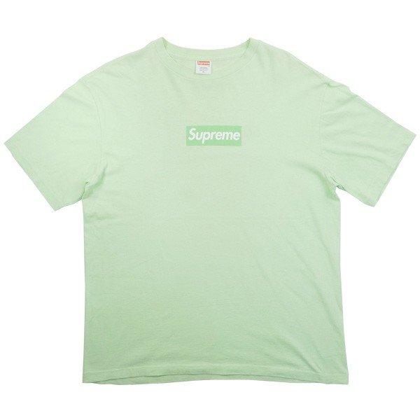 シュプリーム SUPREME Box Logo Tee Tシャツ ライムグリーン 良い