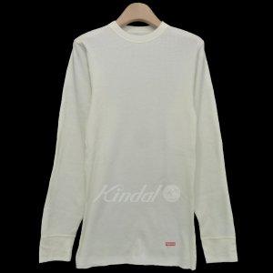 Supreme×Hanes 「Thermal Crew」サーマルクルーネックロングTシャツ ホワイト サイズ：M (原宿店) 180329 :8020000069113:カインドオル - 通販ショッピング