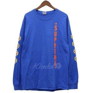 Supreme×Independent 2012SS　プリント　ロンT　Tシャツ ブルー サイズ：L (三軒茶屋店) 180612 :584518001306:カインドオル - 通販ショッピング