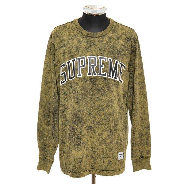 シュプリーム SUPREME アシッドウォッシュアーチロゴTシャツ ロングスリーブ 長袖 サイズM 中古 古着 :0230276171:リサイクル市場エコ - 通販ショッピング