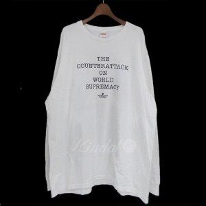 Supreme x UNDERCOVER 2018SS 「Public Enemy Counterattack L／S」プリントロングTシャツ ホワイ :8032000066504:カインドオル - 通販ショッピング