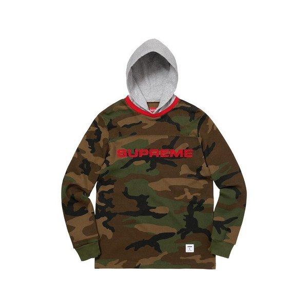 Supreme シュプリーム 2017-18年秋冬 Hooded Waffle Woodland パーカー カモ ロゴ :sup-item-0018:fashionplate Yahoo!ショップ - 通販ショッピング