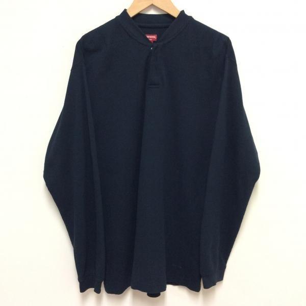シュプリーム ワッフルヘンリーネック　ロンT 2018082307 紺 / ネイビー Supreme 無地 :70213744:ドンドンダウンYahoo!店 - 通販ショッピング
