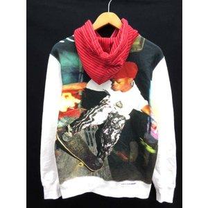 シュプリーム SUPREME コムデギャルソン ミラーボックスロゴ 反転ロゴ Sweatshirt パーカー 白 ホワイト △ メンズ 通販 ショッピング