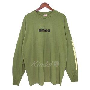 SUPREME 18AW 1944 L／S Tee ロゴTシャツ グリーン サイズ：M (吉祥寺店) 180903 :580018002466:カインドオル - 通販ショッピング