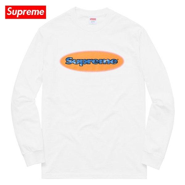 Supreme シュプリーム 2018年春夏 Ripple L/S Tee White 長袖Tシャツ :sup-item-0139wh:fashionplate Yahoo!ショップ - 通販ショッピング
