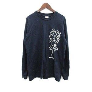 シュプリーム SUPREME カットソー Tシャツ 長袖 L ネイビー /SN16 ● メンズ【中古】【ベクトル 古着】 :144-301805150066:ブランド古着販売のベクトル - 通販ショッピング