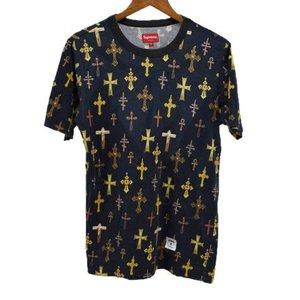 SUPREME(シュプリーム)13SS　Crosses Tee　クロス総柄Tシャツ ネイビー :9018G250015:BRING Yahoo!ショップ - 通販ショッピング