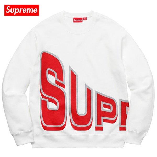 Supreme シュプリーム 2018年春夏 Side Arc Crewneck White スウェットシャツ :sup-item-0143wh:fashionplate Yahoo!ショップ - 通販ショッピング