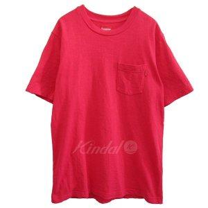 SUPREME 胸ポケットTシャツ ピンク サイズ：M (ト...