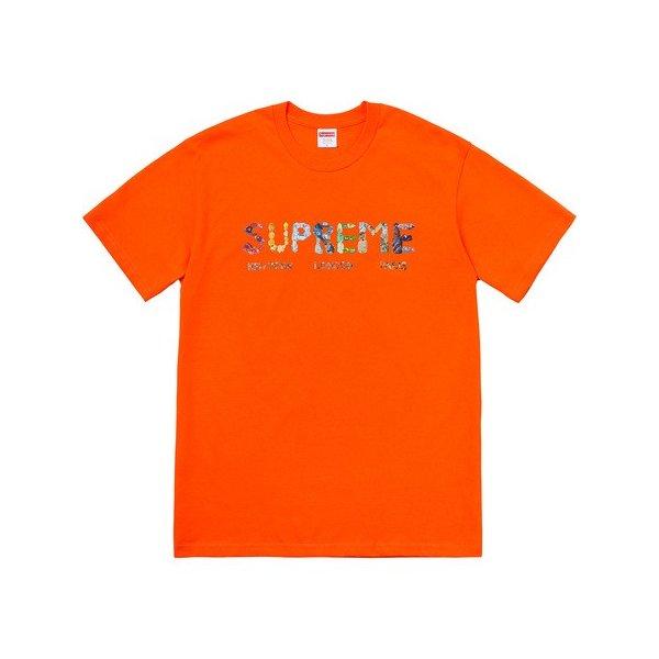 2018ss Supreme Rocks Tee Orang...