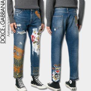 スタイリッシュスタイルストレッチデニム生地パンツデザインドルチェ＆ガッバーナ 激安DOLCE & GABBANAパンツ コピー