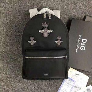 VIPSALE★Dolce & Gabbana★刺繍入ナイロンラウンドバックパック機能性大容量ドルチェ&ガッバーナ バッグ 激安