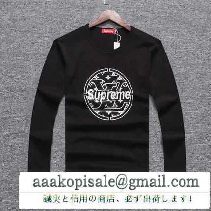 長袖/Tシャツ  多色使いが魅力の  3色選択可 シュプリーム 好印象 SUPREME 18SS新作