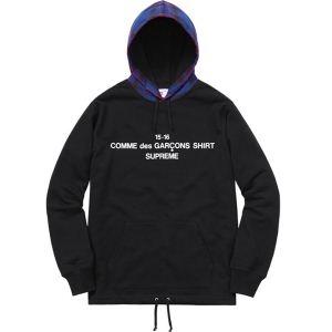 抜群の着心地 SUPREME X CDG Hooded Sweatshirt パーカー 万能に使える 2色選択可 使い勝手も抜群！_シュプリーム SUPREME_ブランド コピー 激安(日本最大級)