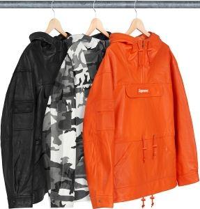パーカー 赤字処分セール 3色選択可 今だけセール SUPREME シュプリーム Supreme FW18 Leather Anorak_シュプリーム SUPREME_ブランド コピー 激安(日本最大級)