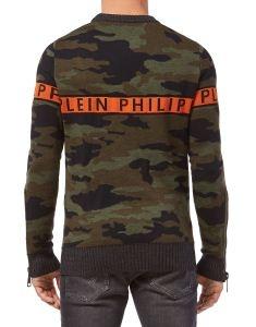 フィリッププレイン 人気爆買い品質保証防寒性アップ快適かっこいいアメカジパーカー迷彩風ファッション男性用長袖
