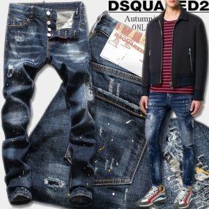 大胆なスリット上品 ジーパン パンツ DSQUARED2 デ...