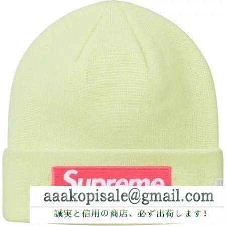 多色可選 supreme シュプリーム ニットキャップ supreme 16fw 17fw 18fw new era box logo beanie 今一番熱い