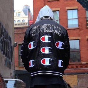 3色可選 Supreme X Champion Jacket 18FW 秋のお出かけに最適 大人ぽっく魅せる SUPREME シュプリーム_シュプリーム SUPREME_ブランド コピー 激安(日本最大級)