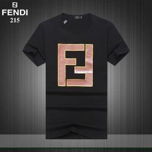 T-SHIRTBlack cotton T-shirtFAF532A78MF0GMEフェンディ コピーストリート上質定番Tシャツホワイトネイビーブラック