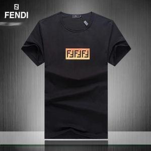 驚きの破格値品質保証男らしさロゴプリント夏物紳士FENDIフェンディ コピーＴシャツトレーニングライフカジュアル