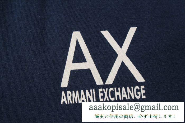 夏に向けて気になる armani アルマーニ 半袖tシャツ 4色可選 雑誌掲載も多数注目の新作